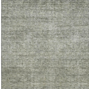 HomeRoots 5' X 8' Sage and Beige Abstract Area Rug - Washable, Durable, UV-Protected for Modern Living Spaces 687981