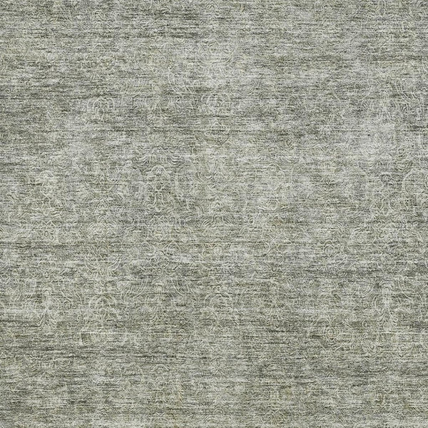 HomeRoots 8' X 10' Sage and Beige Abstract Washable Area Rug - Stain Resistant, UV Protected, Modern Design 687983