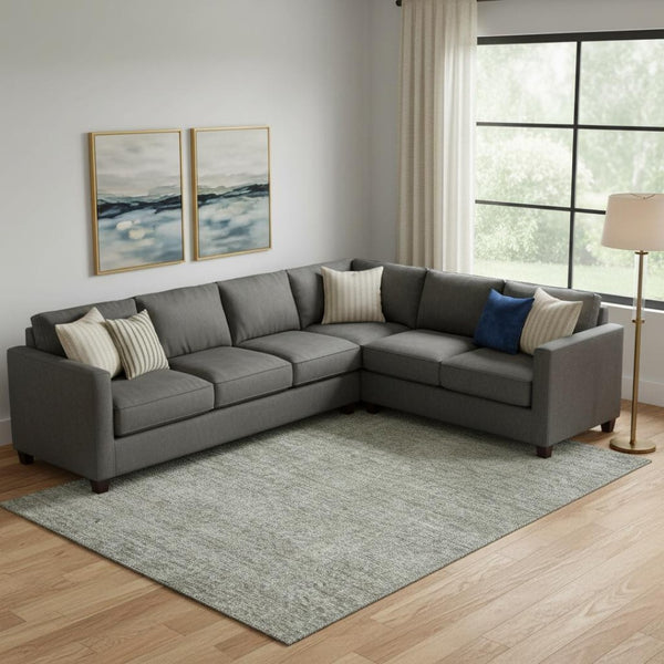 HomeRoots 9' X 12' Sage and Beige Abstract Area Rug - Washable, UV-Protected, Durable for High-Traffic Homes 687984