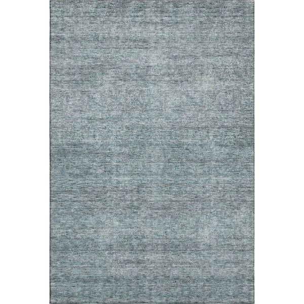 HomeRoots 9' X 12' Aqua and Beige Abstract Area Rug - Soft, Durable, Stain-Resistant with UV Protection for All Spaces 687990