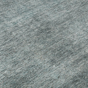 HomeRoots 9' X 12' Aqua and Beige Abstract Area Rug - Soft, Durable, Stain-Resistant with UV Protection for All Spaces 687990