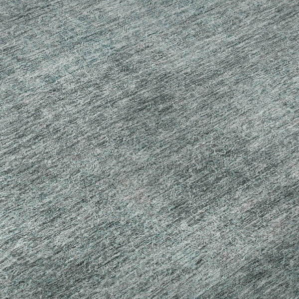 HomeRoots 9' X 12' Aqua and Beige Abstract Area Rug - Soft, Durable, Stain-Resistant with UV Protection for All Spaces 687990