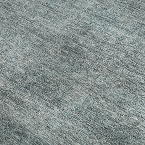 HomeRoots 9' X 12' Aqua and Beige Abstract Area Rug - Soft, Durable, Stain-Resistant with UV Protection for All Spaces 687990