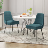 Christopher Knight Home® - Noble House - Alnoor Modern Fabric Dining Chairs - Set Of 2