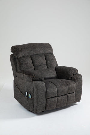 English Elm Old Age Electric Lift Chair - Full Recline, Heat & Massage, Heavy-Duty Foam, Dual Remote Controls W547S00051