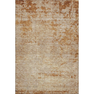 HomeRoots 10' X 14' Copper And Beige Abstract Area Rug – Washable, UV-Protected, Perfect for Active Homes! 688003