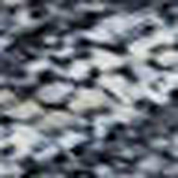 HomeRoots 5' X 8' Navy Blue & Beige Geometric Area Rug - Durable, Stain Resistant, UV Protected for Modern Homes 688011
