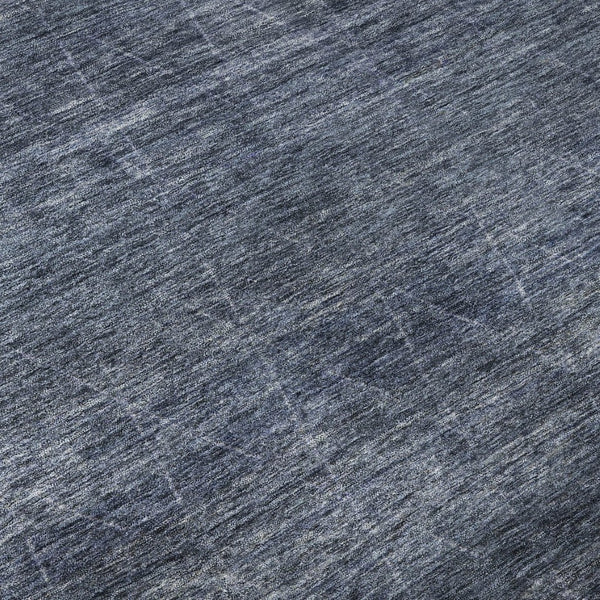 HomeRoots 10' X 14' Stylish Navy Blue & Beige Geometric Area Rug - Washable, UV Protected, Stain Resistant! 688015