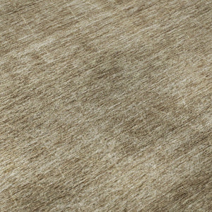 HomeRoots 9' X 12' Stylish Wheat & Beige Geometric Washable Area Rug with UV Protection for Modern Homes 688026