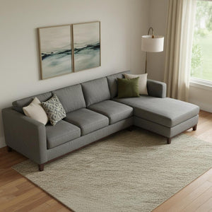 HomeRoots 9' X 12' Copper Gray & Beige Striped Washable Area Rug - UV Protected, Stain Resistant & Stylish 688050