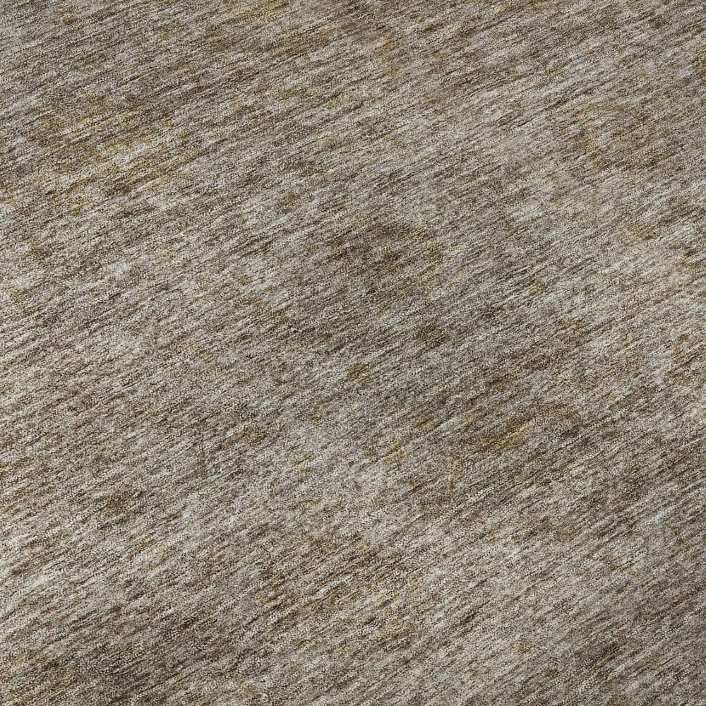 HomeRoots 8' X 10' Stylish Brown and Beige Abstract Washable Area Rug - Kid & Pet Friendly with UV Protection 688097