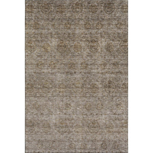 HomeRoots 10' X 14' Brown Beige Abstract Area Rug – Washable & UV Protected for Elegant, Durable Spaces 688099
