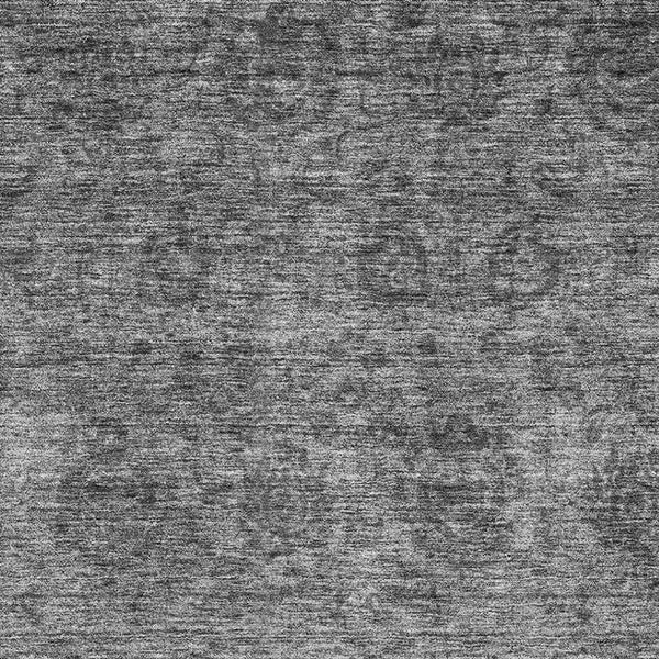 HomeRoots 9' Contemporary Gray and Silver Abstract Washable Area Rug with UV Protection for High Traffic Spaces 688104
