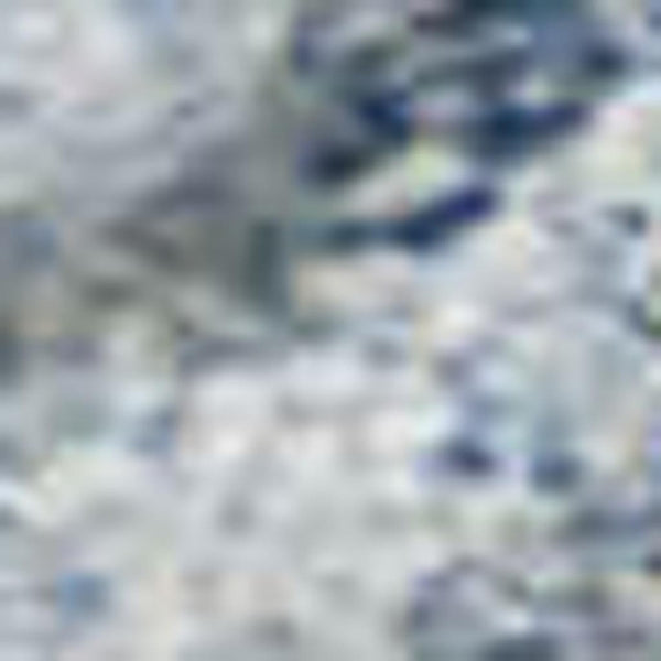 HomeRoots 9' X 12' Stylish Blue Gray & Silver Geometric Area Rug - Washable, UV Protected, Perfect for Families! 688164