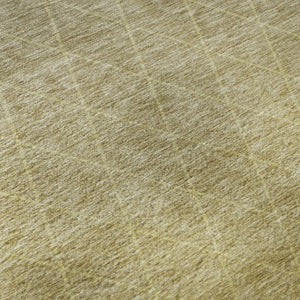 HomeRoots 9' x 12' Modern Gold Beige Taupe Geometric Area Rug - Washable, UV Protected & Stain Resistant Design 688170