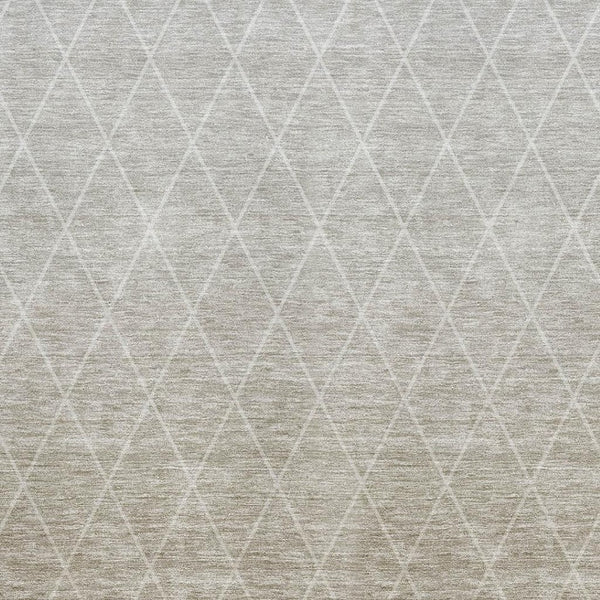 HomeRoots 8' X 10' Taupe and Beige Geometric Washable Area Rug – UV Protected, Durable, Ideal for Homes with Kids! 688187