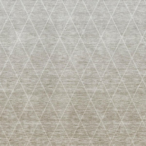 HomeRoots 9' X 12' Taupe & Beige Geometric Area Rug – Stain-Resistant, UV Protected, Washable for Busy Homes 688188