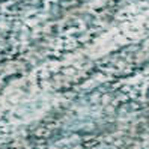 HomeRoots 5' Modern Teal and Ivory Geometric Area Rug - Washable, UV-Protected, Durable for Busy Homes 688191