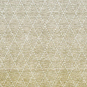 HomeRoots 5' X 8' Wheat & Ivory Geometric Area Rug - Washable, UV Protected, Stain Resistant & Stylish Decor 688197