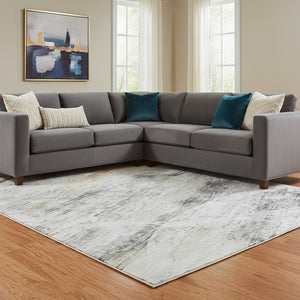 HomeRoots 8' X 10' Modern Geometric Washable Area Rug with UV Protection, Stain Resistance & Easy Care 688217