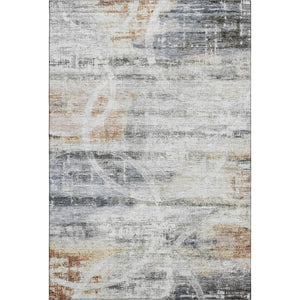 HomeRoots 8' X 10' Modern Geometric Washable Area Rug with UV Protection, Stain Resistance & Easy Care 688217