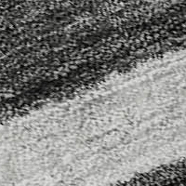 HomeRoots 5' X 8' Charcoal & Ivory Striped Washable Area Rug - Durable, Stylish, UV Protected for High Traffic Areas 688257