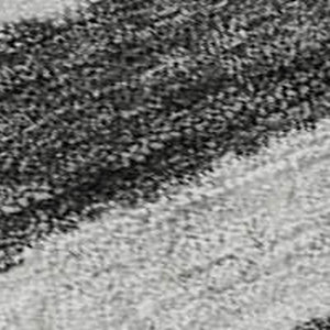 HomeRoots 10' X 14' Charcoal & Ivory Striped Washable Area Rug – Durable, UV-Protected, Ideal for High-Traffic Spaces 688261
