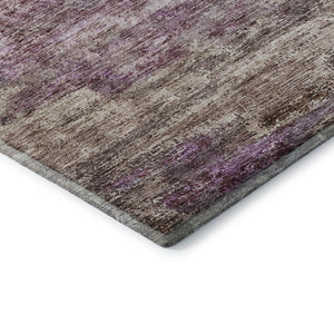 HomeRoots 5' X 8' Blush & Ivory Abstract Area Rug - Washable, UV-Protected, Stylish for High-Traffic Spaces 688293