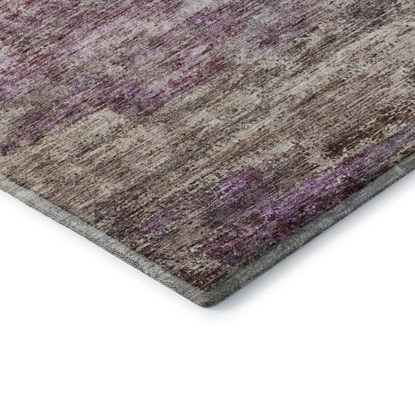 HomeRoots 5' X 8' Blush & Ivory Abstract Area Rug - Washable, UV-Protected, Stylish for High-Traffic Spaces 688293