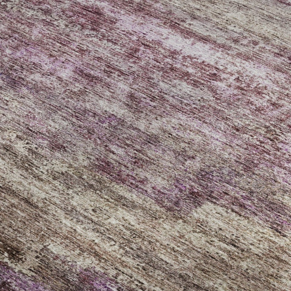 HomeRoots 5' X 8' Blush & Ivory Abstract Area Rug - Washable, UV-Protected, Stylish for High-Traffic Spaces 688293