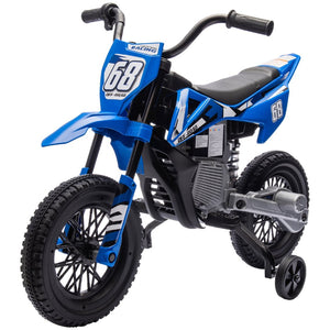 English Elm Qaba 12v Toddler Electric Motorcycle with Twist Throttle Rear Suspension Training Wheels W2225P249816
