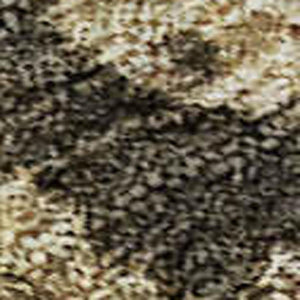 HomeRoots 8' X 10' Striped Area Rug in Gray, Teal & Gold – Washable, UV-Protected & Stain-Resistant for Durability 688350
