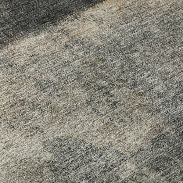 HomeRoots 10' X 14' Coffee and Beige Abstract Area Rug - Stylish, Washable, UV-Protected for Busy Homes 688376