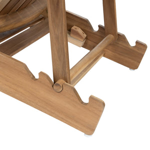 English Elm Christopher Knight Home® - Malibu Foldable Adirondack Chair – Rustic Acacia Wood, Weather-Resistant, Perfect For Outdoor Relaxation N770P241669M