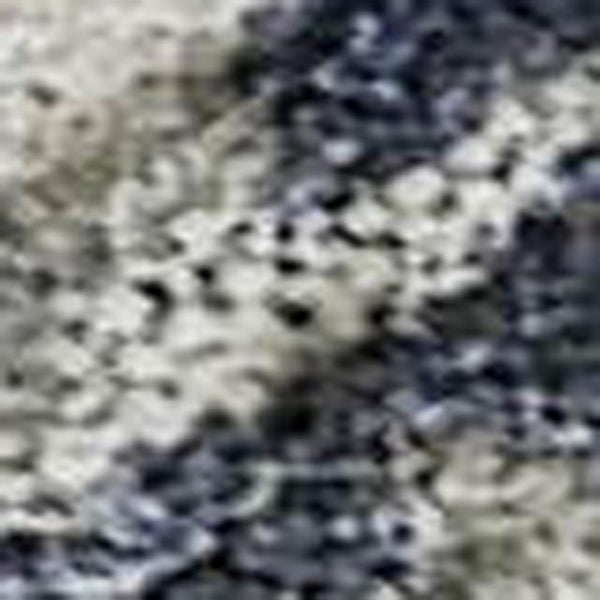 HomeRoots 8' X 10' Denim Blue Abstract Washable Area Rug with UV Protection - Durable, Stylish, and Comfortable! 688429