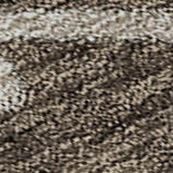 HomeRoots 5' Floral Washable Area Rug in Chocolate Blue & Beige – UV Protected, Stain-Resistant, Durable Design 688476
