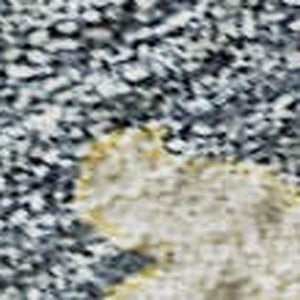HomeRoots 5' X 8' Elegant Gold Blue Ivory Floral Washable Area Rug with UV Protection for Busy Homes 688482