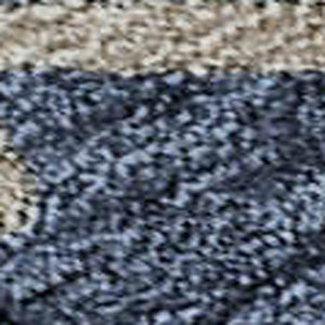 HomeRoots 9' X 12' Navy Blue Floral Area Rug with Copper Accents – Durable, Washable, UV-Resistant Design 688497