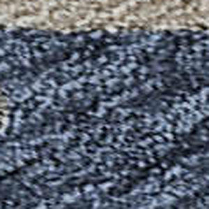 HomeRoots 10' Navy Blue Copper Gray Floral Area Rug - Washable, Stain Resistant, UV Protected for High Traffic Areas 688498