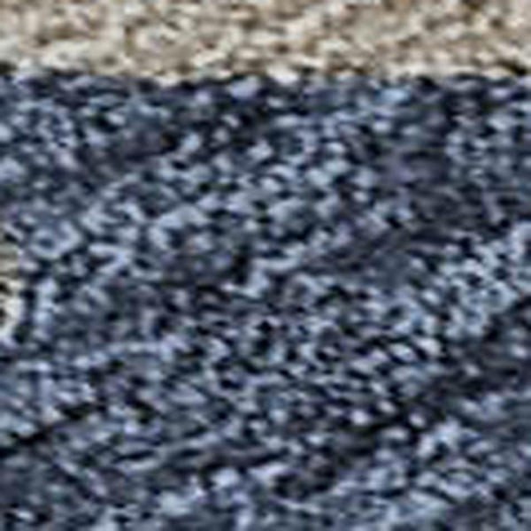 HomeRoots 10' Navy Blue Copper Gray Floral Area Rug - Washable, Stain Resistant, UV Protected for High Traffic Areas 688498
