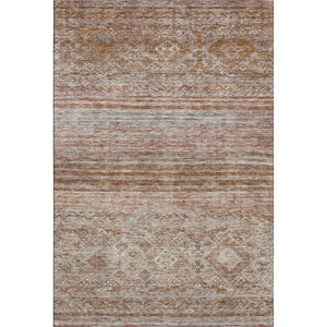 HomeRoots 10' Copper Gray and Beige Abstract Geometric Washable Area Rug with UV Protection for Busy Homes 688522