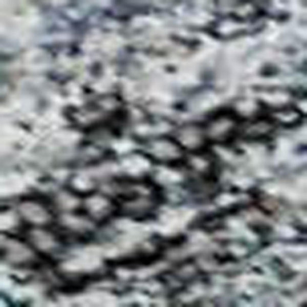 HomeRoots 9' X 12' Blue and Gray Tribal Washable Area Rug with UV Protection for Family Rooms & Patios 688527