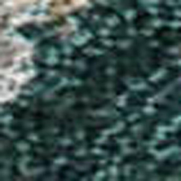 HomeRoots 8' X 10' Teal Blue and Gray Damask Area Rug - Stylish, Washable, Indoor/Outdoor, Stain-Resistant Design 688804