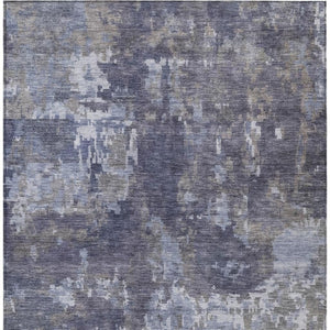 HomeRoots 10' Contemporary Plum and Ivory Abstract Washable Area Rug for Indoor and Outdoor Use, Durable & Stylish 688878