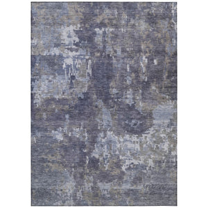 HomeRoots 10' Contemporary Plum and Ivory Abstract Washable Area Rug for Indoor and Outdoor Use, Durable & Stylish 688878