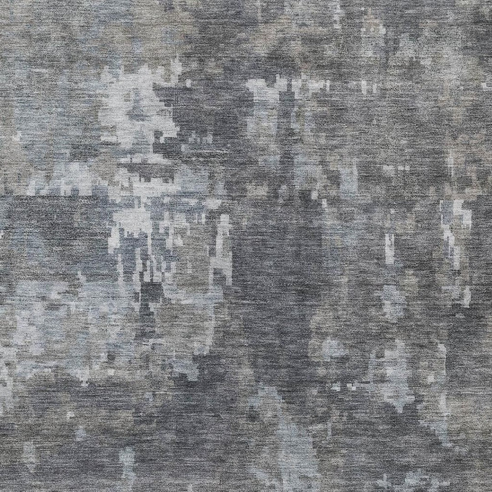 HomeRoots 9' X 12' Taupe and Beige Abstract Area Rug - Stylish, Washable Indoor/Outdoor Decor for Any Space 688883