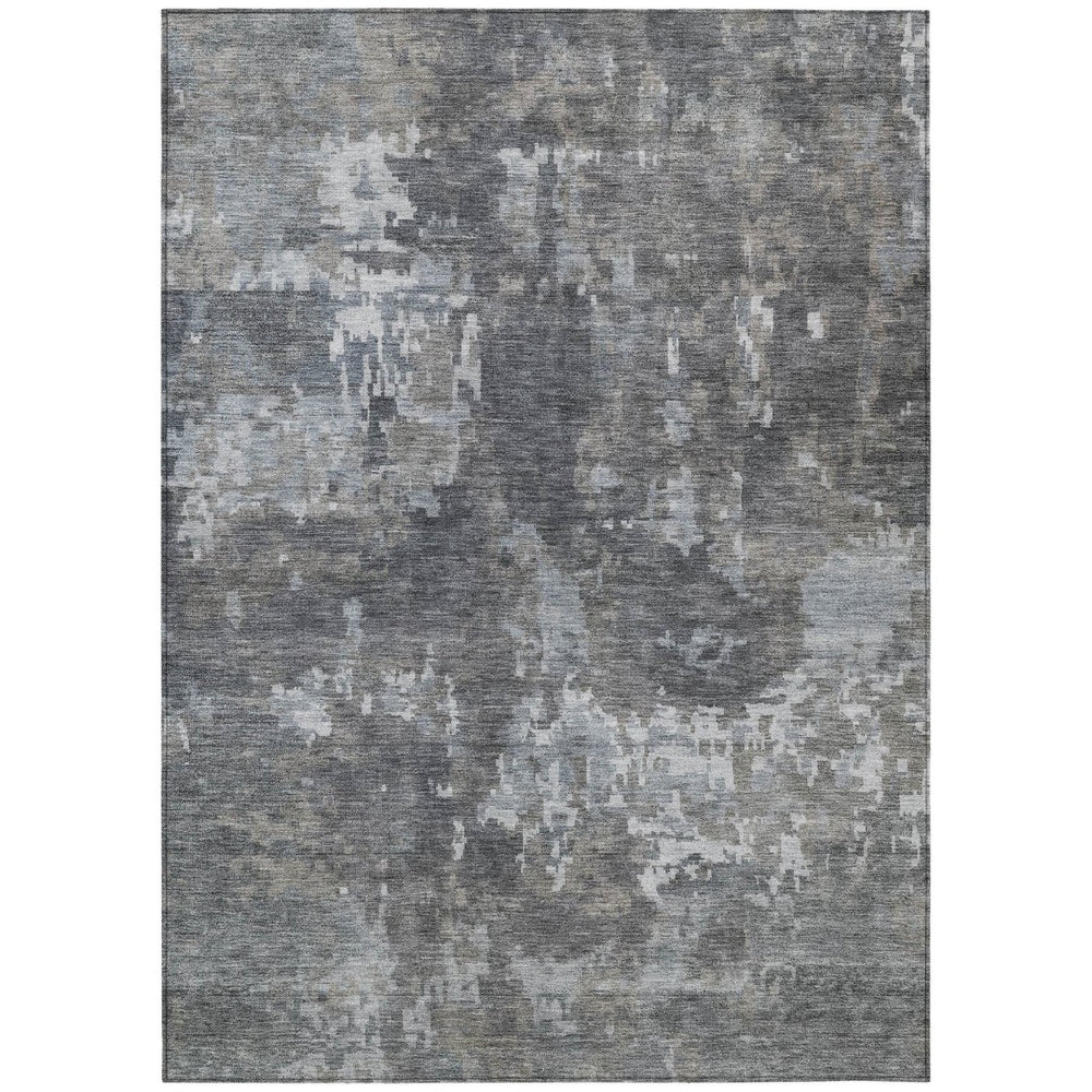 HomeRoots 9' X 12' Taupe and Beige Abstract Area Rug - Stylish, Washable Indoor/Outdoor Decor for Any Space 688883
