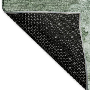 HomeRoots 10' Woven Artichoke Green and Ivory Abstract Area Rug - Durable, Washable for Indoor/Outdoor Use 688896