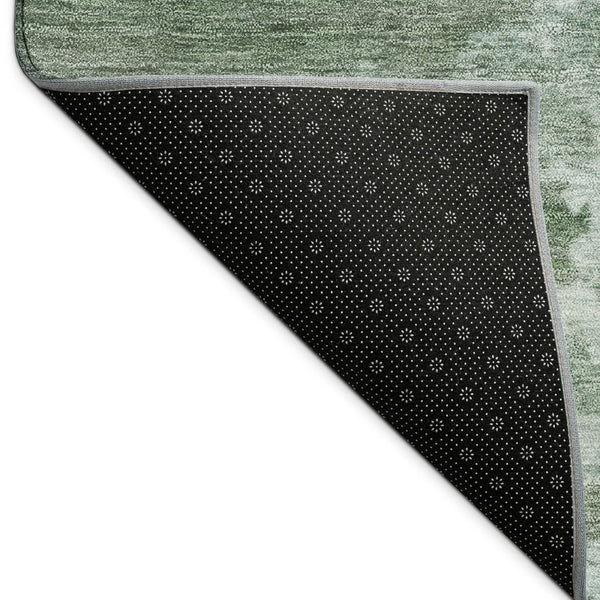 HomeRoots 10' Woven Artichoke Green and Ivory Abstract Area Rug - Durable, Washable for Indoor/Outdoor Use 688896