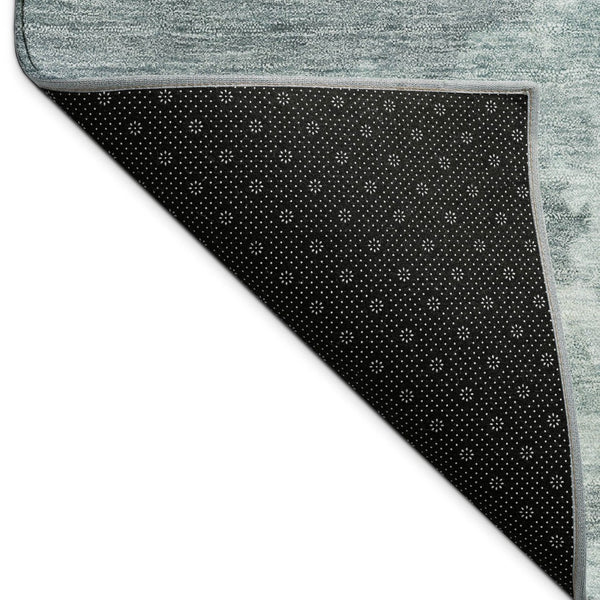 HomeRoots 10' Aqua and Ivory Abstract Washable Area Rug - Durable Indoor/Outdoor Design for Stylish Spaces 688902